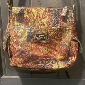 Fossil Tapestry Crossbody Bag